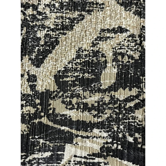 Weekends Max Mara Jacquard Velvet A Line Mini Skirt Tan Black M Work Night Out - Picture 6 of 8